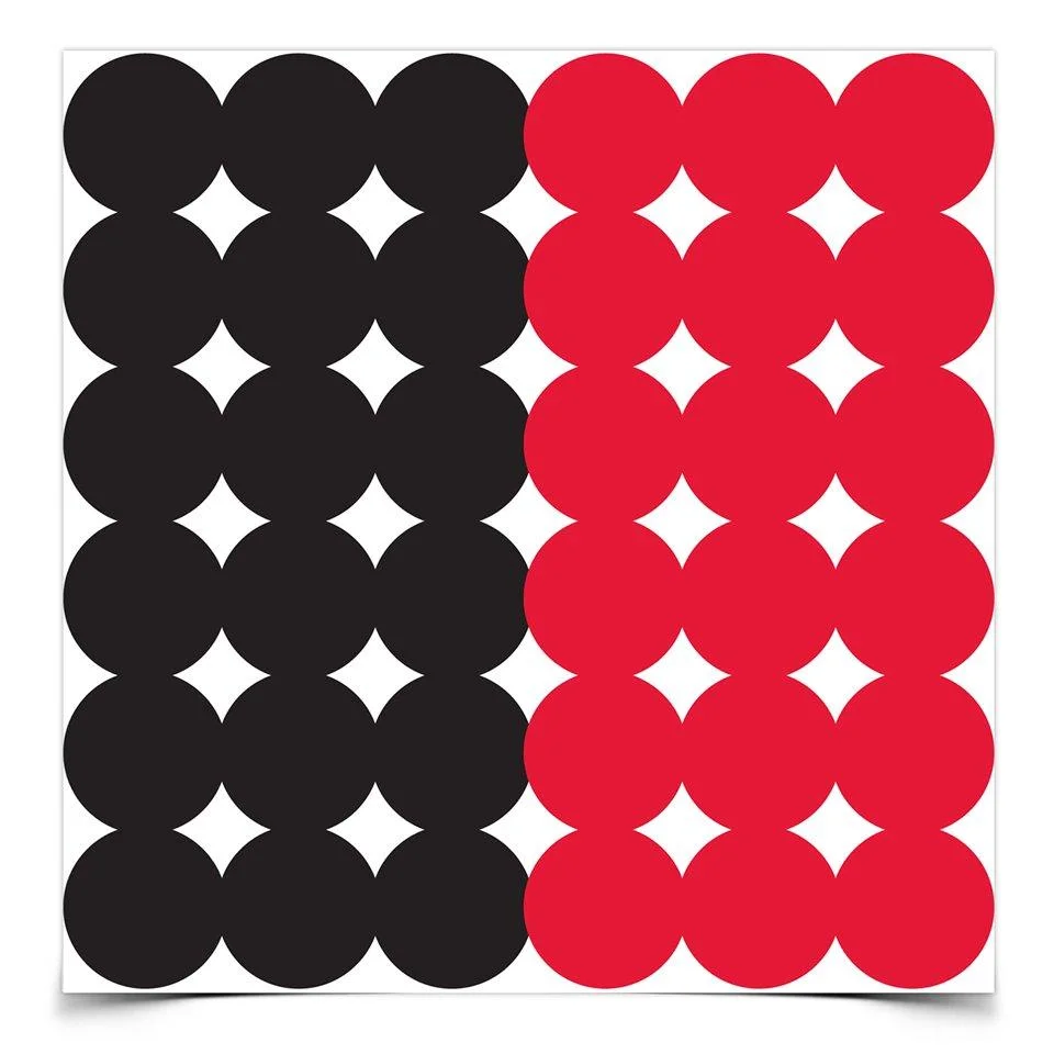 primary-24302 Birchwood Casey Dirty Bird Repair Pasters 1" Red and Black 432/ct