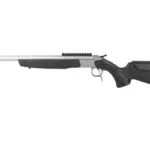 CVA Scout TD Single Shot Rifle .45-70 Govt. 22" Threaded Stainless Barrel Black Stock 0 MOA Pic Rail