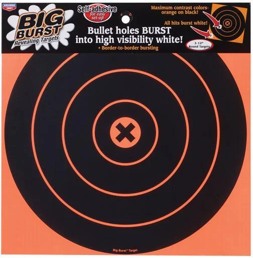 Birchwood Casey Big Burst Revealing Targets 12" 3/ct