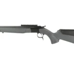 CVA Scout Single Shot Rifle .300 Blackout 16.5" Threaded Blued Barrel Grey Stock 0 MOA Pic Rail