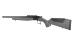 CVA Scout Single Shot Rifle .300 Blackout 16.5" Threaded Blued Barrel Grey Stock 0 MOA Pic Rail