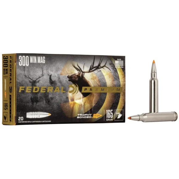 Federal Cartridge Co. Federal Premium Vital-Shok Rifle Ammunition .300 Win Mag 165 gr TBT 3050 fps - 20/ct