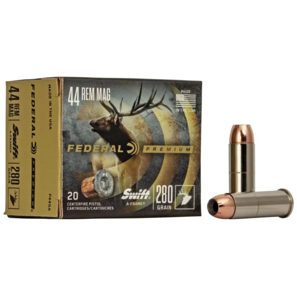 Federal Cartridge Co. Federal Premium Vital-Shok Handgun Ammunition .44 Mag 280 gr JHP 1170 fps 20/ct
