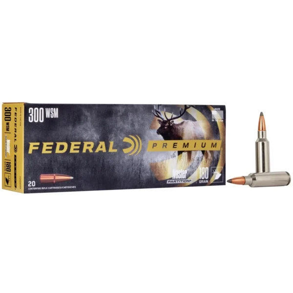 Federal Cartridge Co. Federal Premium Vital-Shok Rifle Ammunition .300 WSM 180 gr PT 2980 fps - 20/ct