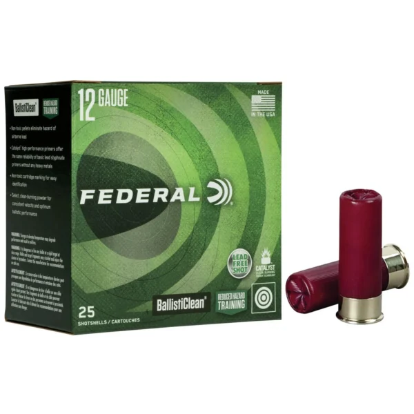 Federal Cartridge Co. Federal BallistiClean Shotshells 12ga 2-3/4" 9 plts #00 1600 fps 25/ct