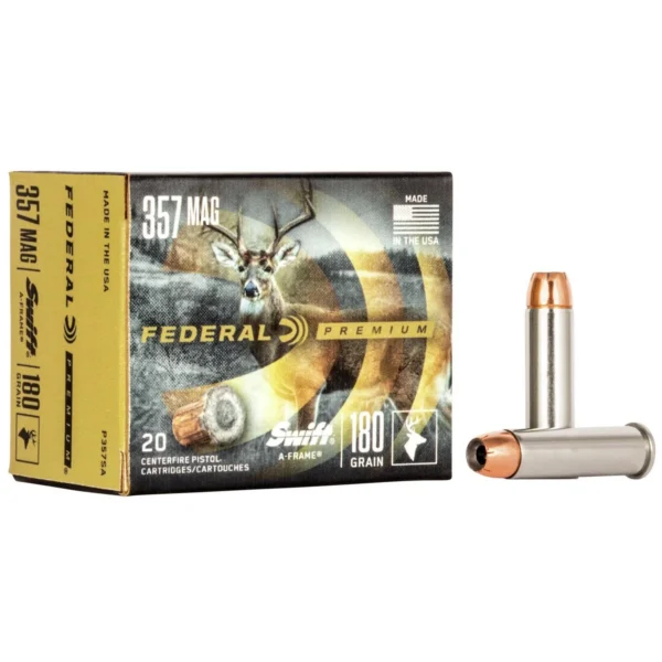 Federal Cartridge Co. Federal Barnes Expander Handgun Ammunition 357 Mag 180gr JHP 1160 fps 20/ct