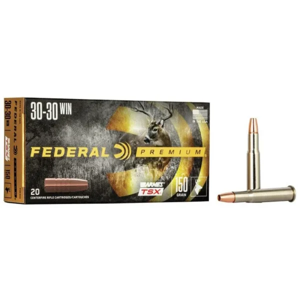 Federal Cartridge Co. Federal Barnes TSX Rifle Ammunition .30-30 Win 150gr Solid 2220 fps 20/ct