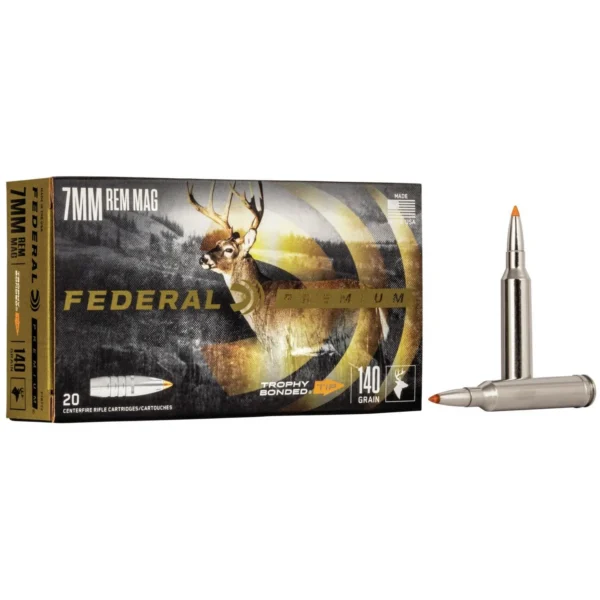 Federal Cartridge Co. Federal Premium Vital-Shok Rifle Ammunition 7mm Rem Mag 140 gr TBT 3150 fps - 20/ct