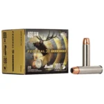 Federal Premium Swift A-Frame Handgun Ammunition, box with three visible cartridges