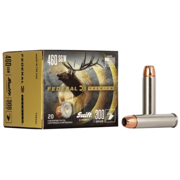 Federal Cartridge Co. Federal Premium Swift A-Frame Handgun Ammunition .460 S&W 300 gr JHP 1750 fps 20/ct