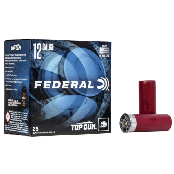 Federal Cartridge Co. Federal Top Gun Shotshell 12 ga 2-3/4" 7/8 oz 1200 fps #8 25/ct