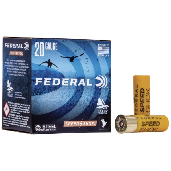 Federal Cartridge Co. Federal Speed-Shok Waterfowl Steel - 20ga 2-3/4" 3/4oz #6-Shot 25/ct