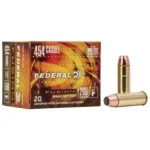 Federal Cartridge Co. Federal Fusion Handgun Ammunition .454 Casull 260gr JSP 1350 fps 20/ct