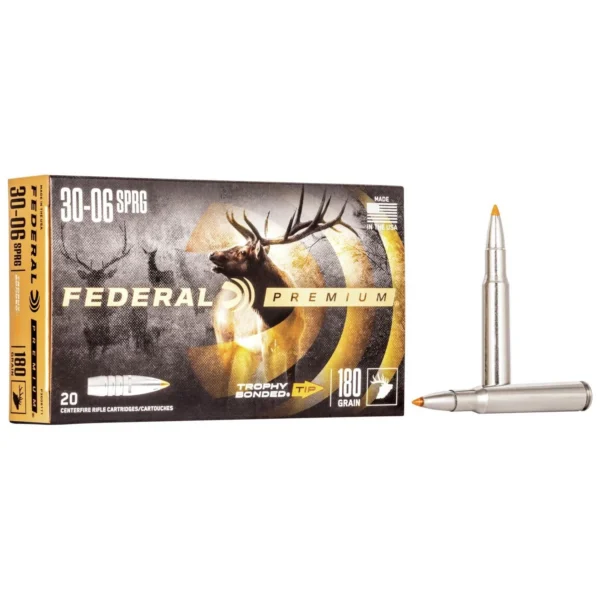 Federal Cartridge Co. Federal Premium Vital-Shok Rifle Ammunition .30-06 Sprg 180 gr TBT 2700 fps - 20/ct