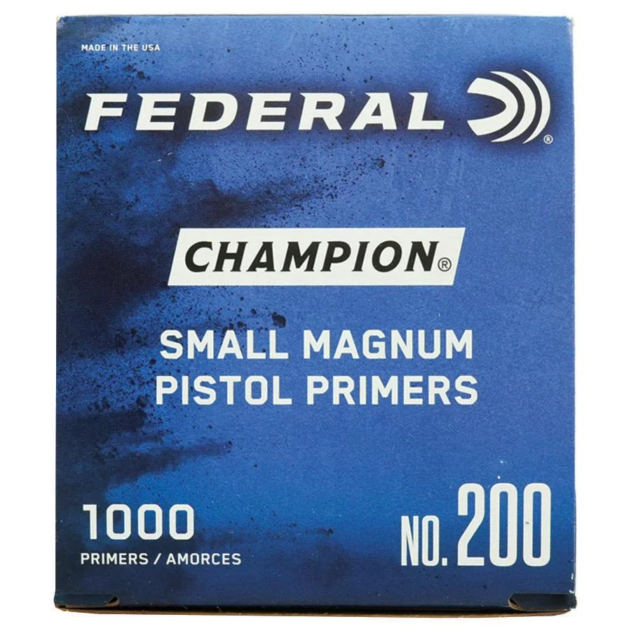 primary-24598 Federal Premium Champion Centerfire Primers, blue retail box shown from the front