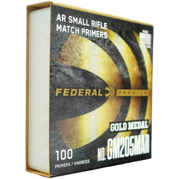 Federal Cartridge Co. Federal Premium Gold Medal Centerfire Primers AR Small Rifle Match 1000/ct
