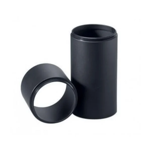 Leupold 56mm Lens Shade, black cylindrical shade with threaded ring shown separately