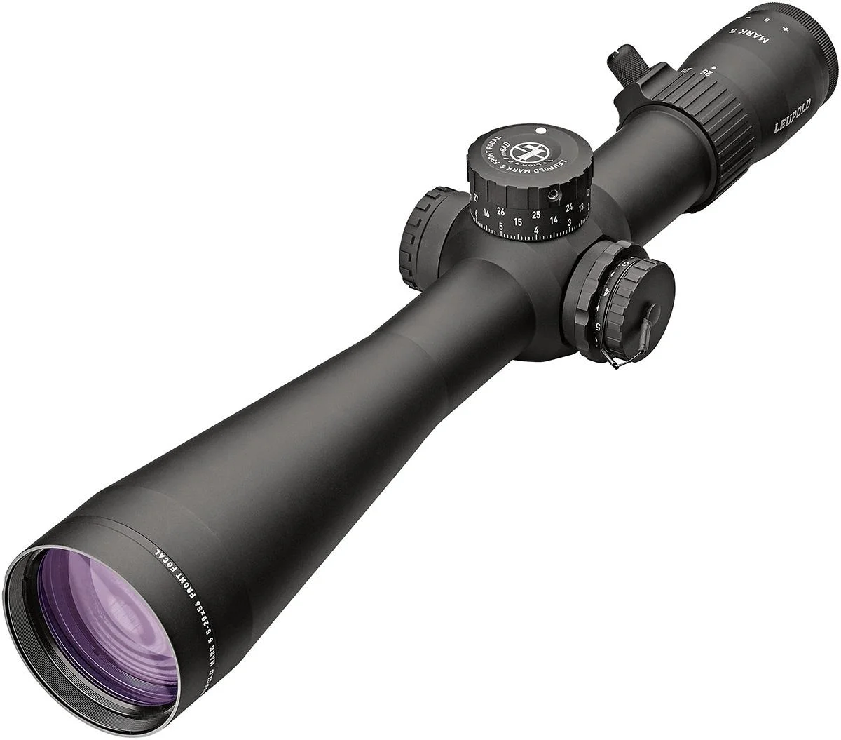 primary-24831 Leupold & Stevens Inc. Leupold Mark 5HD Rifle Scope - 5-25x56mm SF 35mm M5C3 Front Focal Illuminated Tremor 3 Reticle Matte