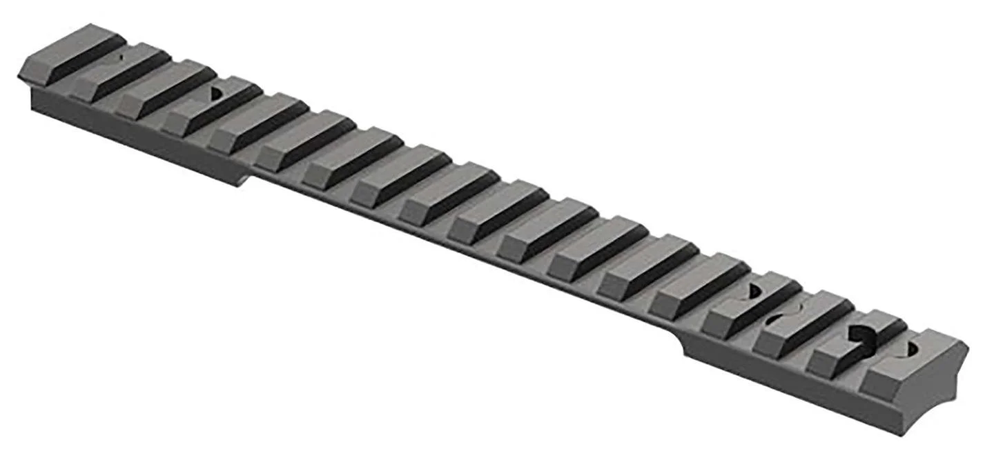 primary-24851 Leupold BackCountry Cross-Slot Browning X-Bolt Base XL/A, angled top view of black slotted rail