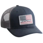 Leupold & Stevens Inc. Leupold Flag Trucker Hat Navy/Gray