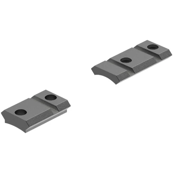 Leupold & Stevens QRW Base Winchester XPR, two matte black mounting pieces, top view