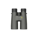 Leupold BX-1 McKenzie Binocular, shadow gray, front view with twin barrels and focus wheel