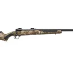 Savage Arms SAV 110 CORE PRDTR right-side view with camouflage stock, black barrel and magazine