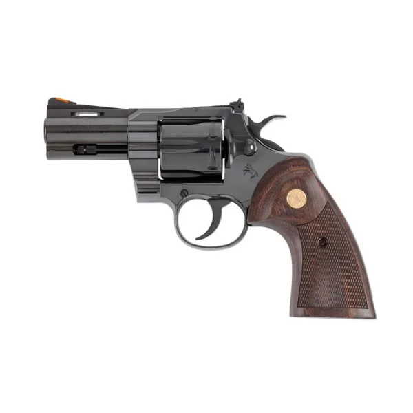 Colt Manufacturing Colt Python Blued Handgun .357 Mag 6rd Capacity 3" Barrel Walnut Target Grips