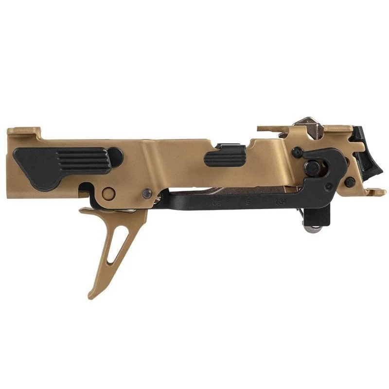 primary-2504 Sig Sauer 320 Fire Control Unit 9mm Luger/40/357 Skeletonized Flat Blade Trigger Gold