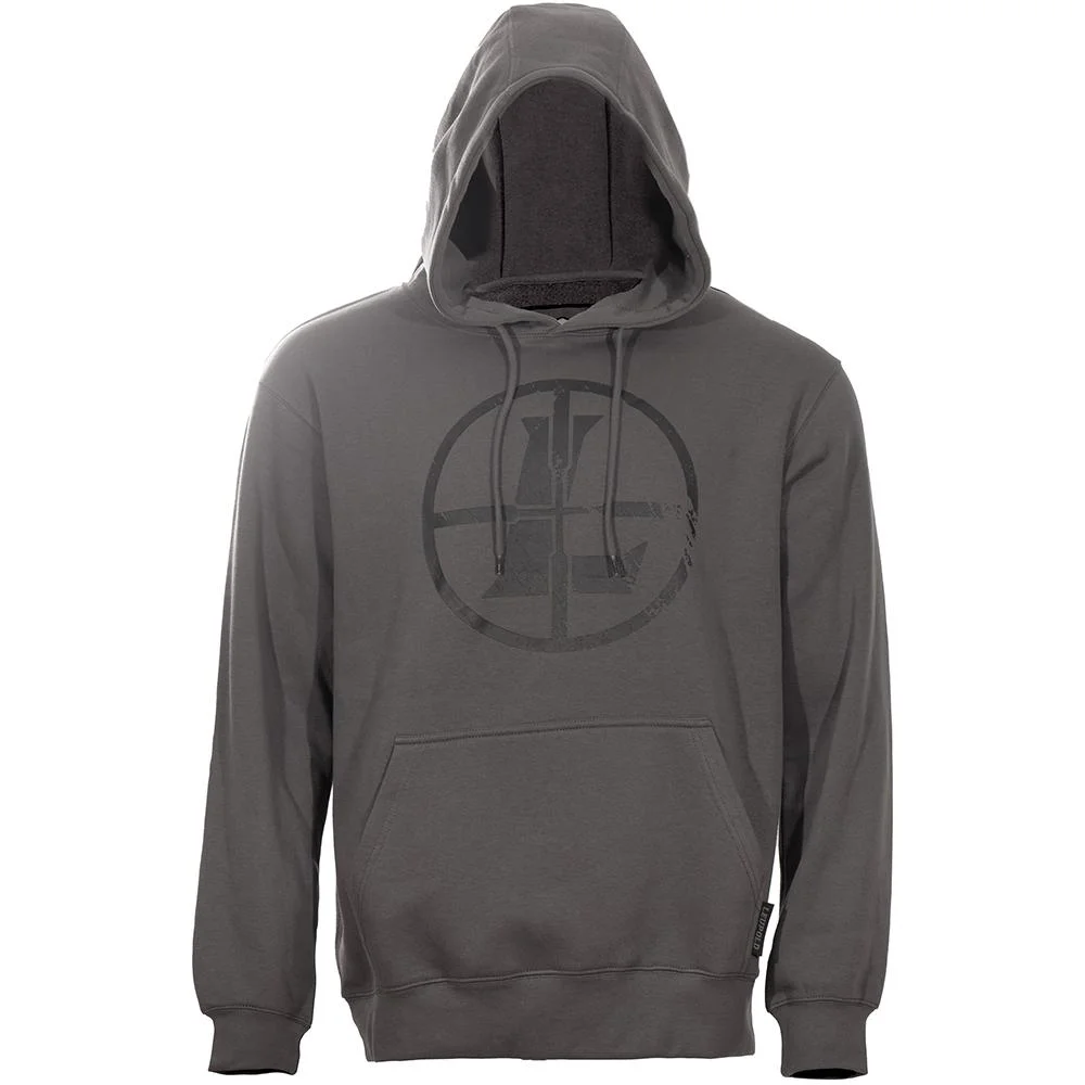 primary-25064 Leupold & Stevens Inc. Leupold Distressed Reticle Hoodie Gunmetal S