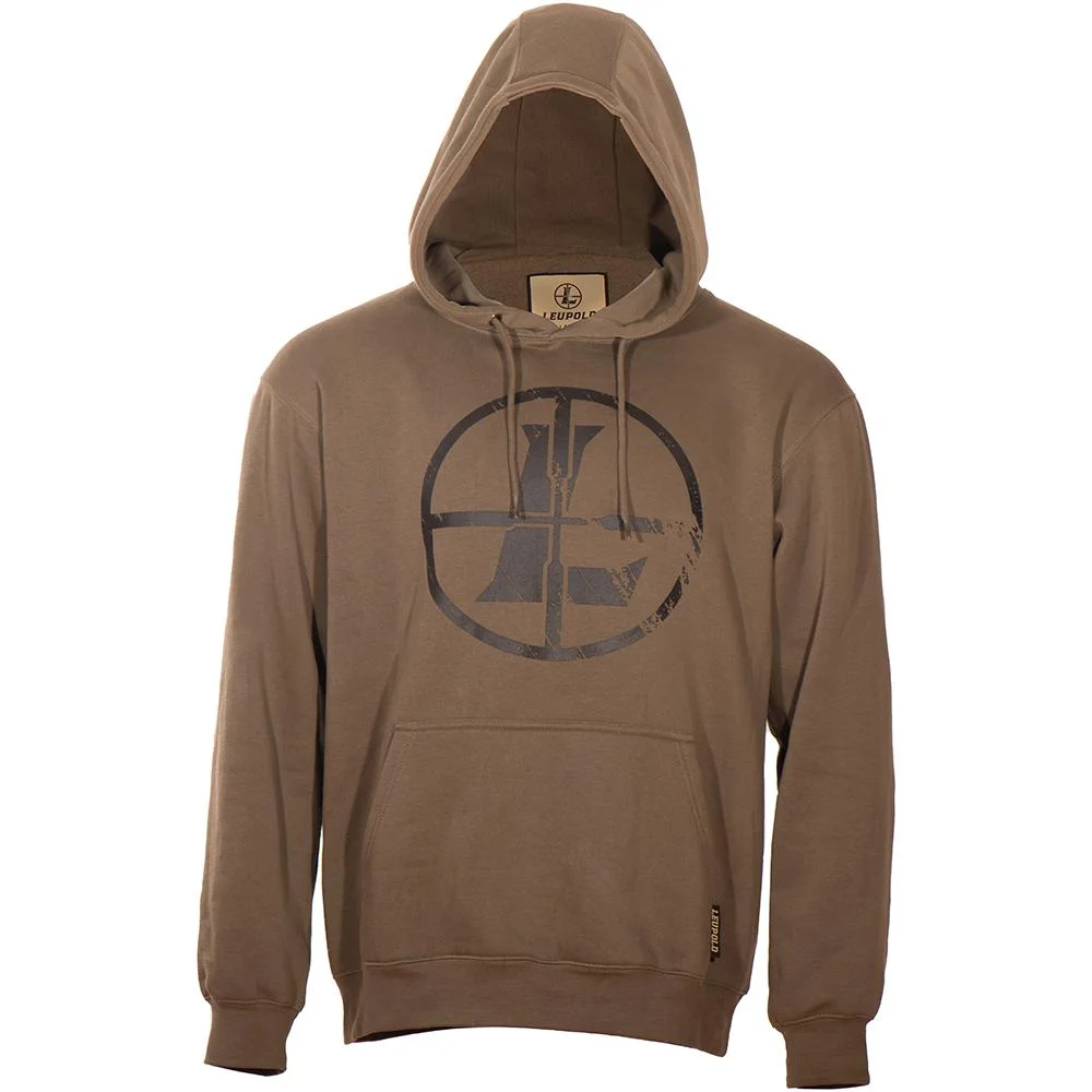 primary-25070 Leupold & Stevens Inc. Leupold Distressed Reticle Hoodie Otter 2XL