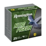 Remington REM NITRO PGN, green ammunition box shown from the front and right side