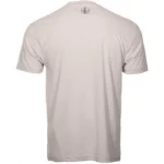 Leupold Riflescopes Short Sleeve Shirt Sand M, rear view with small logo below collar