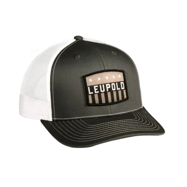 Leupold & Stevens Inc. Leupold USA Trucker Cap Charcoal/White