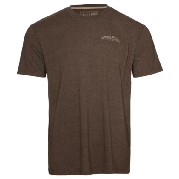Leupold & Stevens Inc. Leupold Antler Range Tee Brown Heather 2XL
