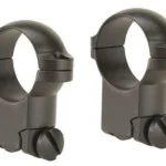 Leupold & Stevens Inc. Leupold 2-Piece Solid Steel Ringmounts - Ruger M77 1" Super High Matte Black