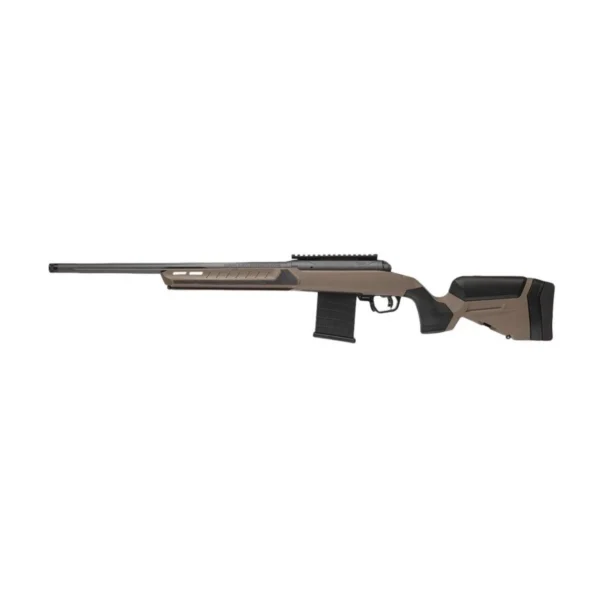 Savage 110 Core Tactical Rifle right-side view with coyote tan stock and black magazine