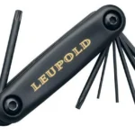 Leupold Scope Smith Mounting Tool, black folding tool with multiple extended hex keys