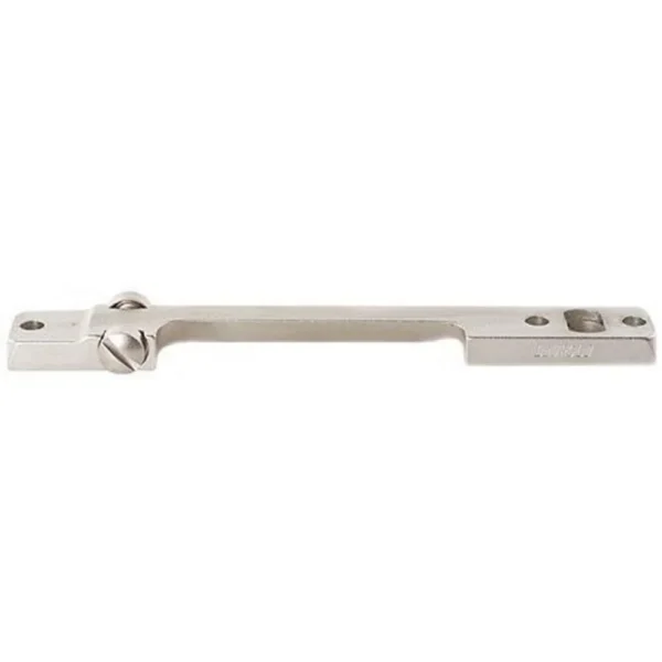 Leupold Long Range Base, top view of a silver one-piece mounting base with screw holes