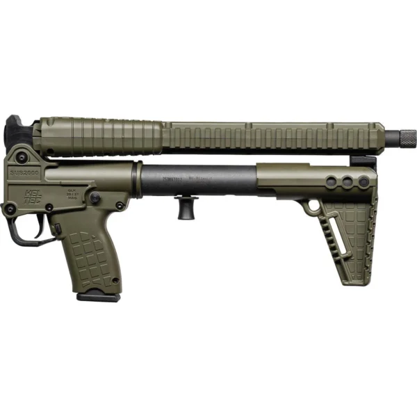 Kel-Tec Cnc Industries Inc. Kel-Tec Gen3 SUB2000 w/Glock Model 20 Style Grip 10mm Auto 15rd Magazine 16.15" Barrel Green
