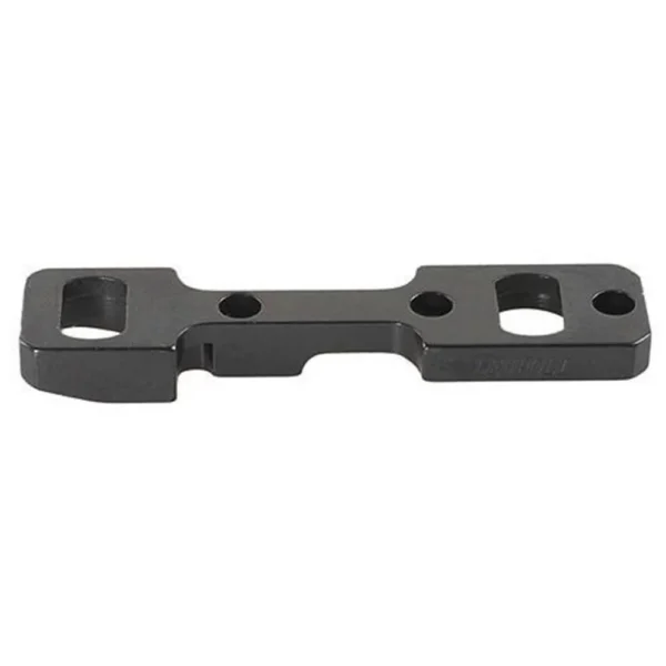 Leupold Dual Dovetail Base, black top view with mounting holes and dovetail slots