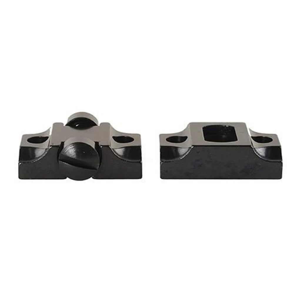 primary-25219 Leupold Standard Steel Base, two-piece gloss black mounts shown from above