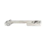 Leupold STD Steel Base Remington 700 SA Right Hand Silver 1-piece, silver top view with mounting holes