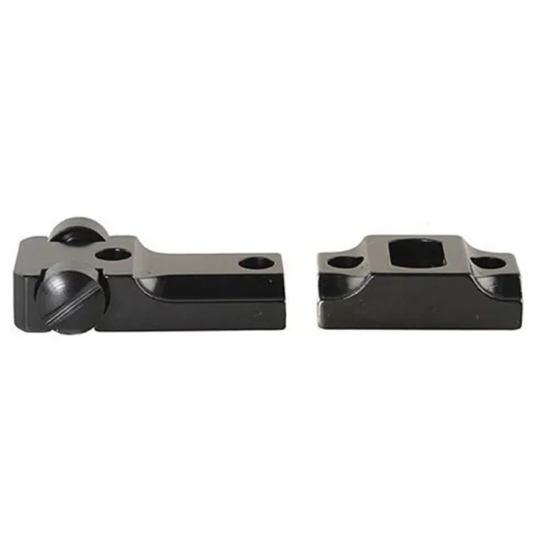 Leupold Standard Steel Base Browning A-Bolt, two gloss black base pieces in top view