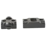Leupold Standard Steel Base Cooper 22/26/23, two matte black base pieces in top view