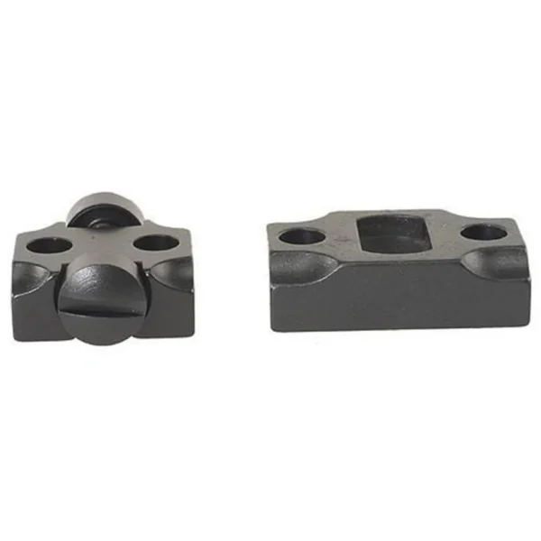 Leupold Standard Steel Base Cooper 22/26/23, two matte black base pieces in top view