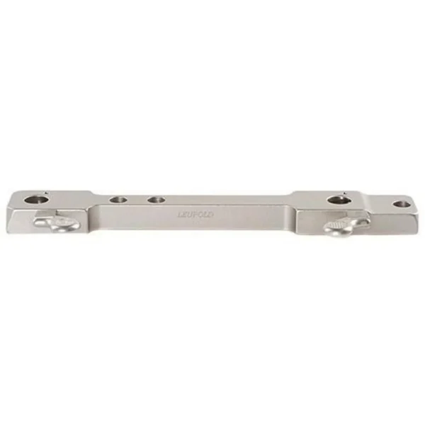Leupold Quick Release Base for Marlin 1895/336, silver top view with mounting holes