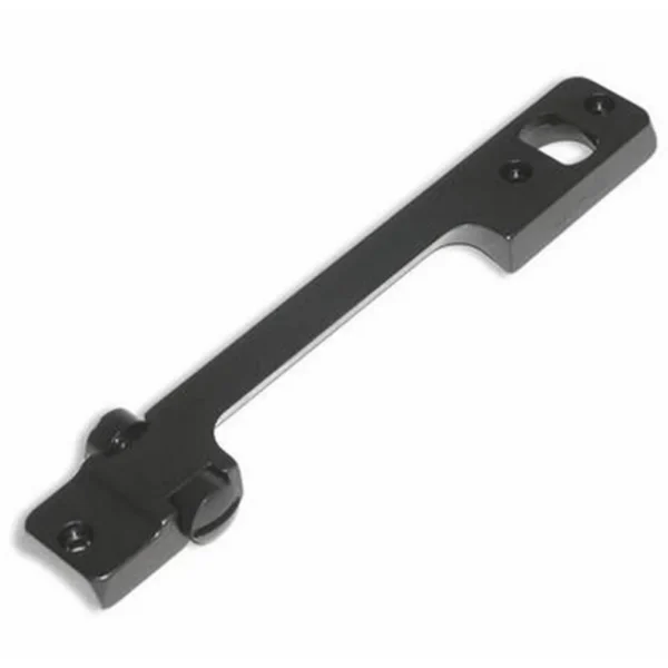 Leupold STD Steel Base Savage 10 SA, matte black one-piece base in angled top view