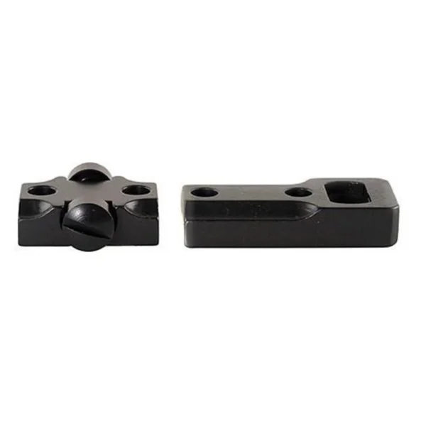 Leupold Standard Steel Base Remington 710, two matte black mounting pieces shown from above