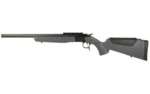 CVA Scout Single Shot Rifle 400 Legend 20" Threaded Blued Barrel Grey Stock 0 MOA Pic Rail